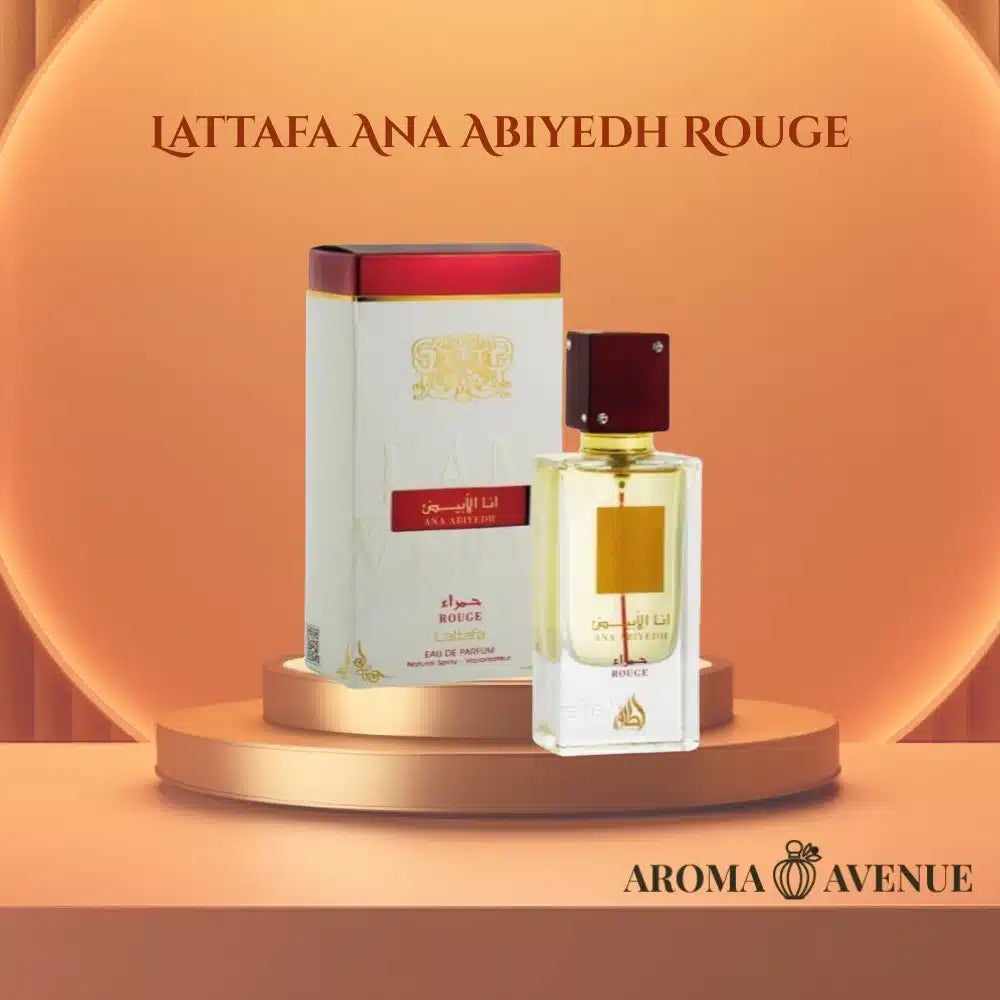 Lattafa Ana Abiyedh Rouge – Parfum Rafinat și Enigmatic pentru Femeia Modernă