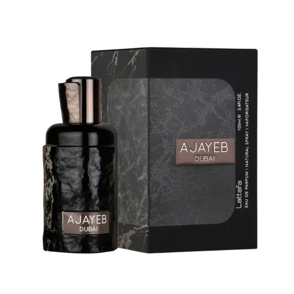 Lattafa Ajayeb Dubai este o apă de parfum unisex ce combină armonios note orientale, aromatice și gurmande, oferind o experiență olfactivă memorabilă.