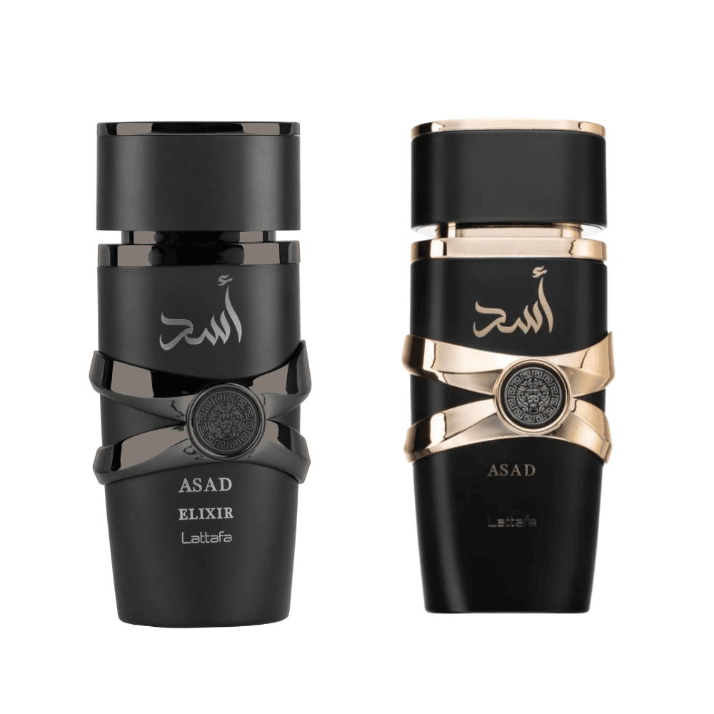 Set Parfumuri Unisex Lattafa Asad + Asad Elixir
