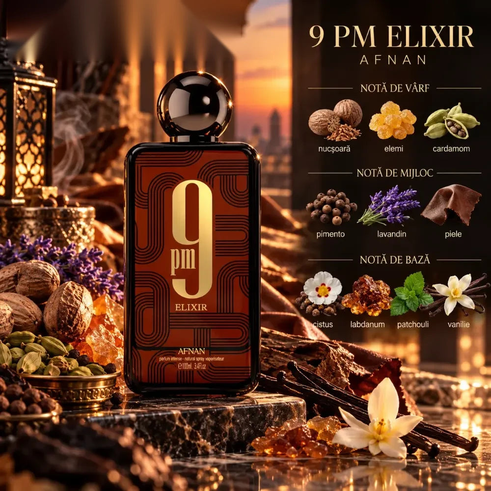 Afnan 9 PM Elixir parfum arabesc bărbați, 100 ml, imaginea 2