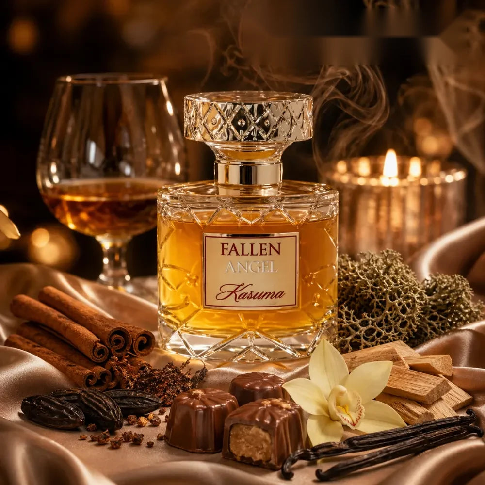 Asten Fallen Angel parfum arabesc unisex, 100 ml, flaconul în ambianță
