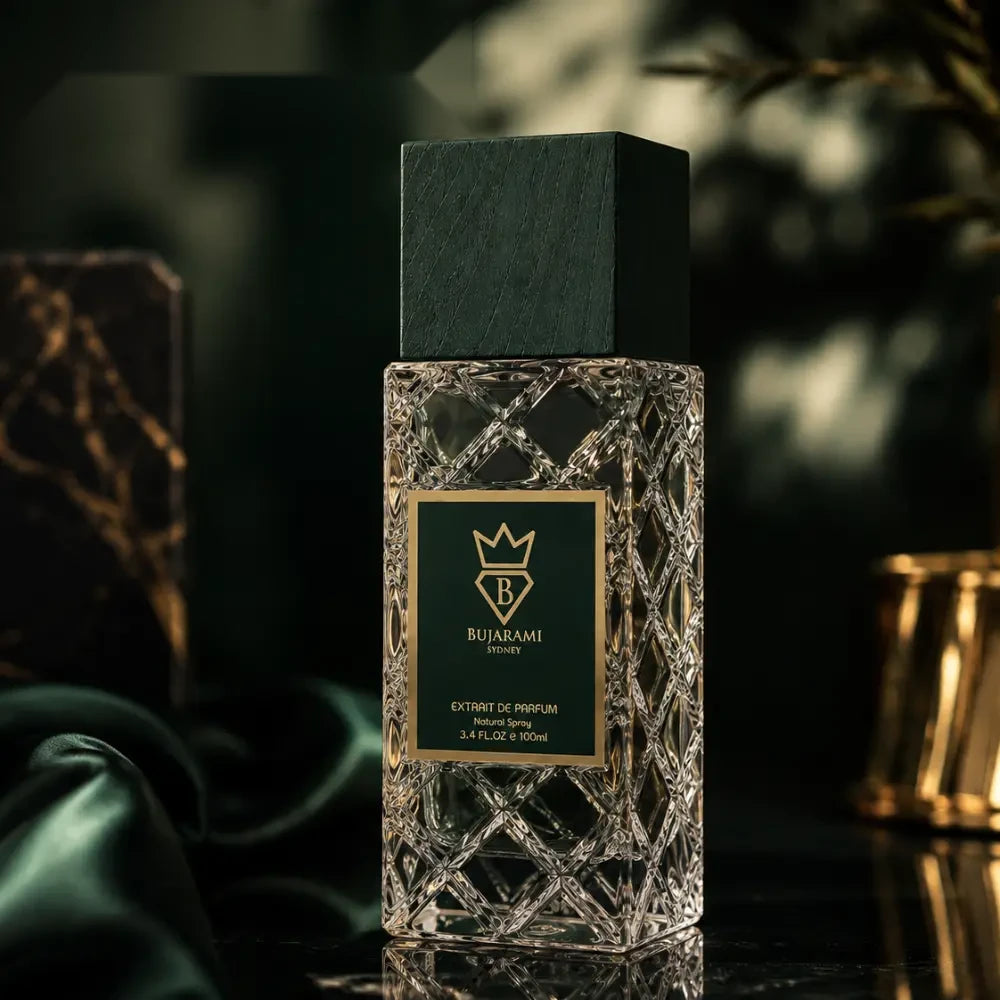 Bujairami Vibration parfum arabesc unisex, 100 ml, flaconul în ambianță