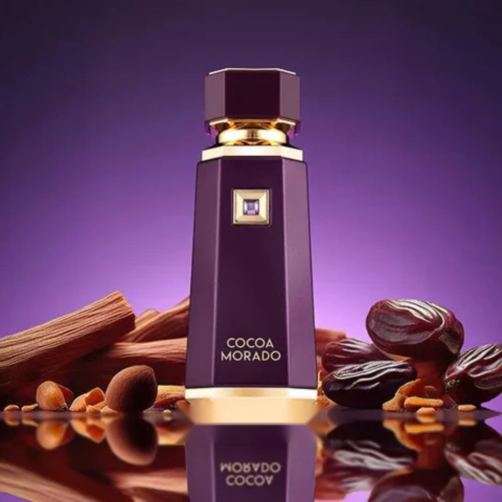 French Avenue Cocoa Morado parfum arabesc unisex, 100 ml, flaconul în ambianță