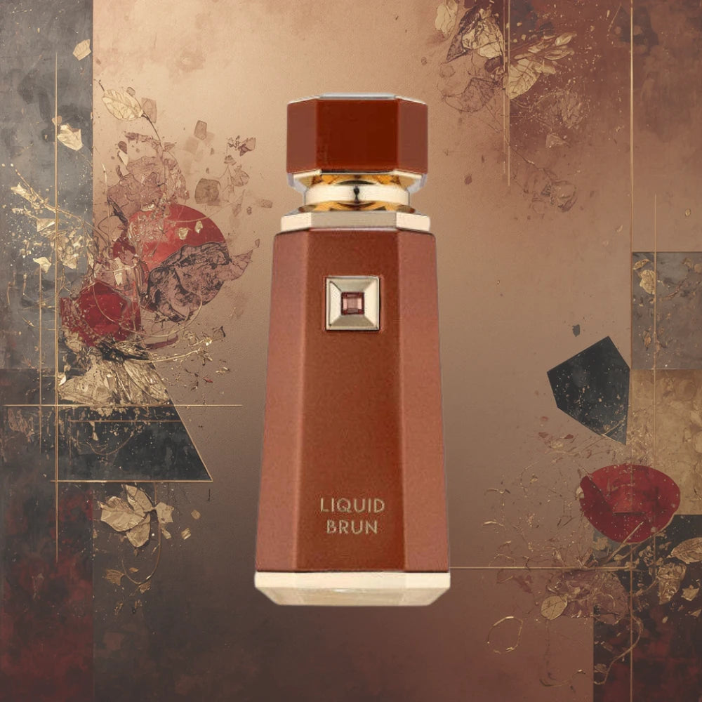 French Avenue Liquid Brun – Apă de parfum pentru bărbați 100 ml, flaconul în ambianță