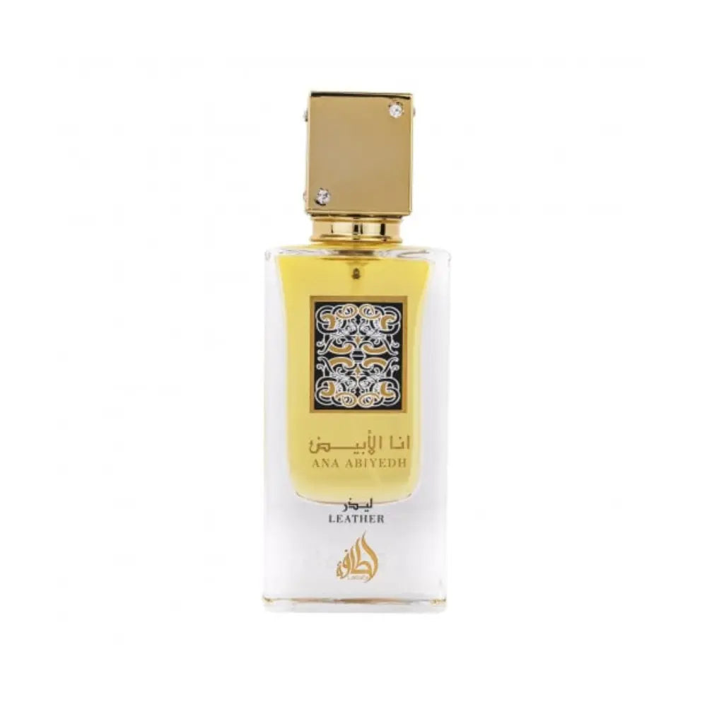 Ana Abiyedh Leather de la Lattafa este un parfum arabesc rafinat, cu un caracter aromatic-pielos și o aromă dulce-amăruie ce cucerește simțurile.