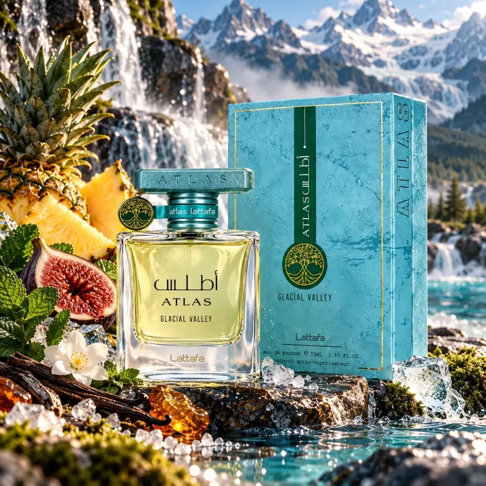 Lattafa Atlas Glacial Valley parfum arabesc unisex, 55 ml, imaginea 3
