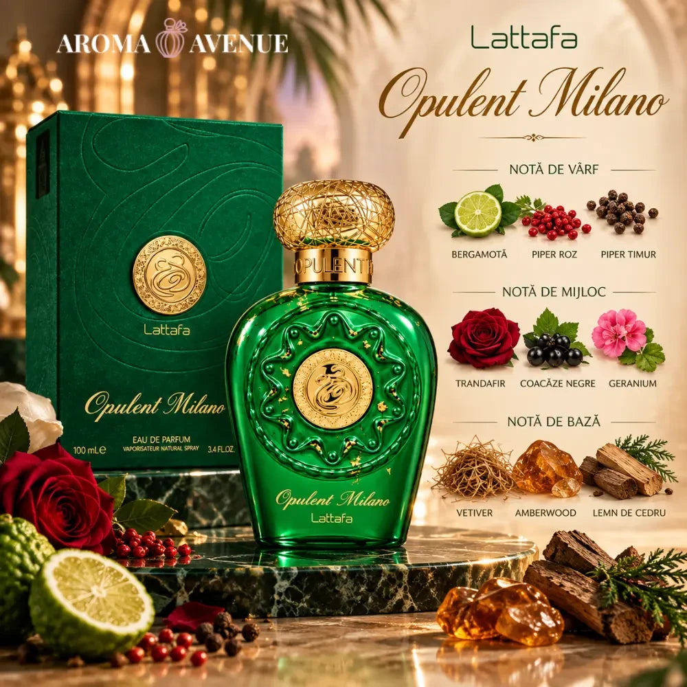 Lattafa Opulent Milano parfum arabesc unisex, 100 ml, imaginea 3