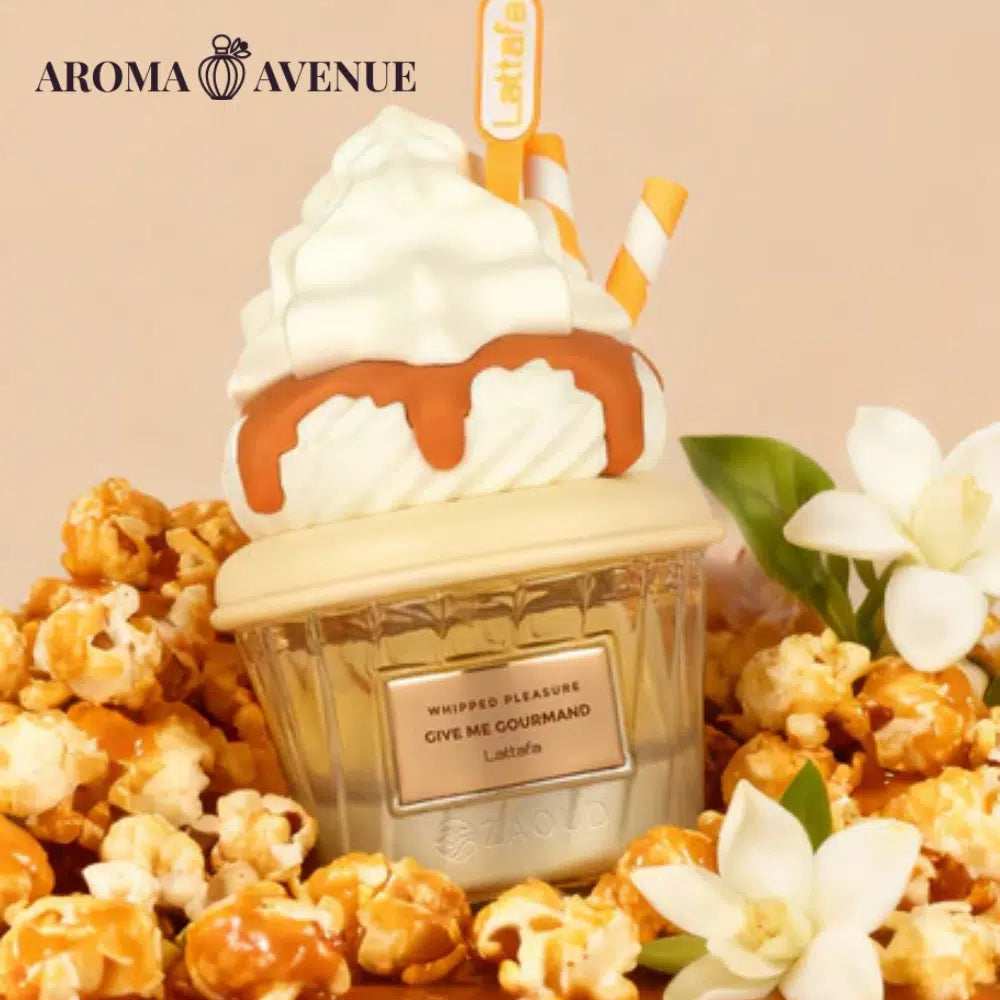 Lattafa Whipped Pleasure Give Me Gourmand – parfum unisex gurmand, cu caramel sărat, lapte și tonka.