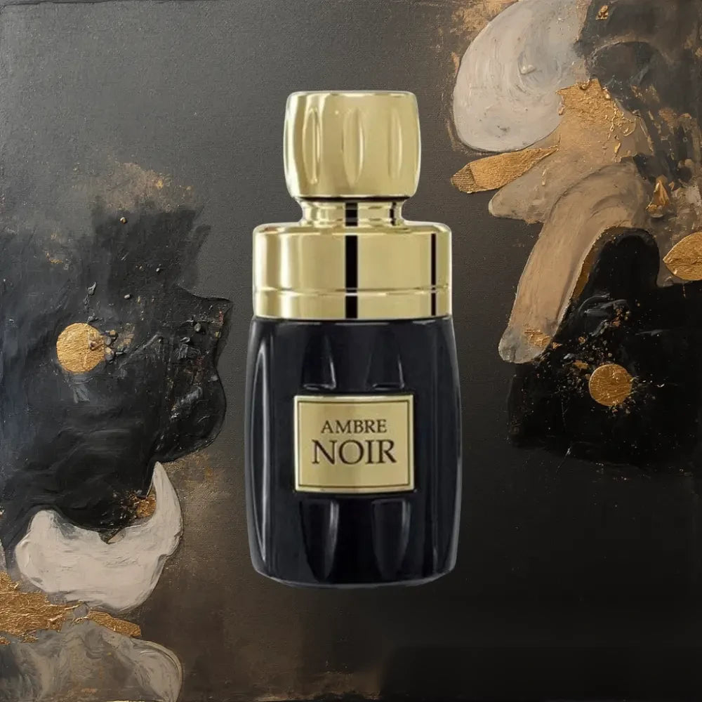 Rave Ambre Noir parfum arabesc unisex, 100 ml, flaconul în ambianță