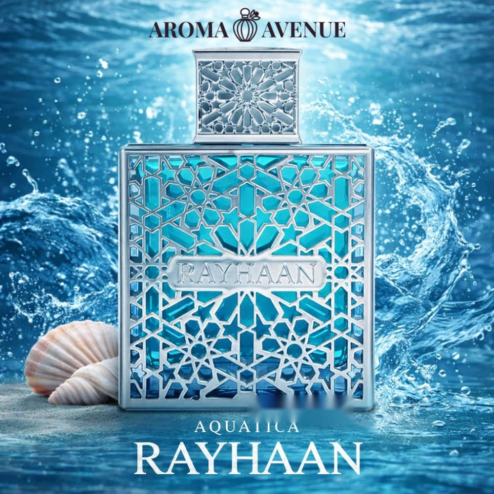 Rayhaan Aquatica parfum arabesc bărbați, 100 ml, flaconul în ambianță
