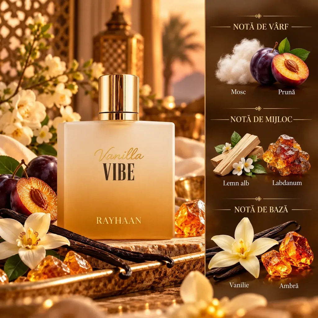 Rayhaan Vanilla Vibe parfum arabesc unisex, 100 ml, imaginea 3