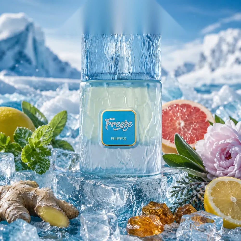 Riiffs Freeze Fresh parfum arabesc unisex, 100 ml, flaconul în ambianță