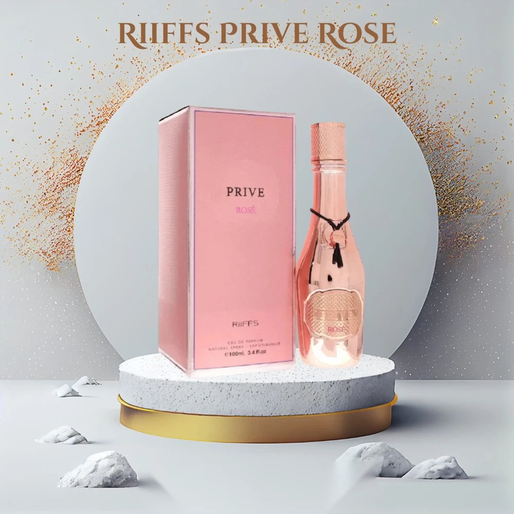 Riiffs Prive Rose parfum arabesc femei, 100 ml, flaconul în ambianță