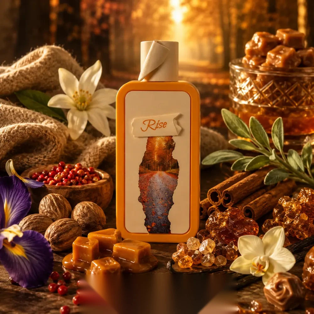 Riiffs Seasons Rise – Eau de Parfum 100 ml, flaconul în ambianță