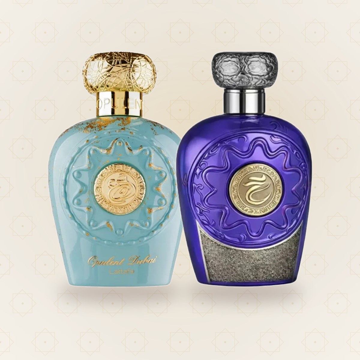 Set parfum Lattafa Opulent Dubai &amp; Opulent Blue Elixir 2*100 ml